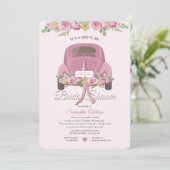 A Drive By Bridal Shower Invitation (Standing Front)