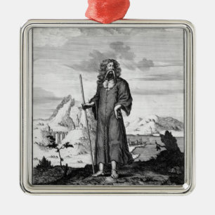 A Druid Metal Ornament