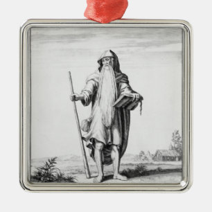 A Druid Metal Ornament