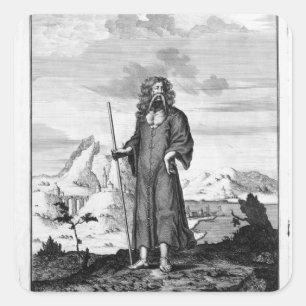 A Druid Square Sticker