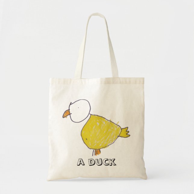 A Duck Budget Tote (Front)