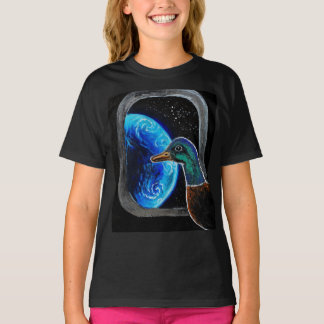 A duck sent into the outer space T-Shirt