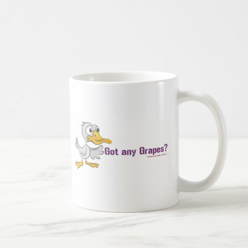 A duck walks into a bar coffee mug