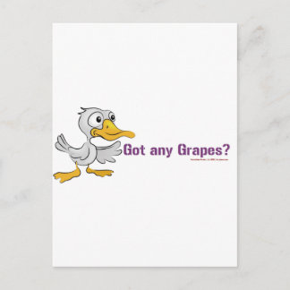 A duck walks into a bar... postcard