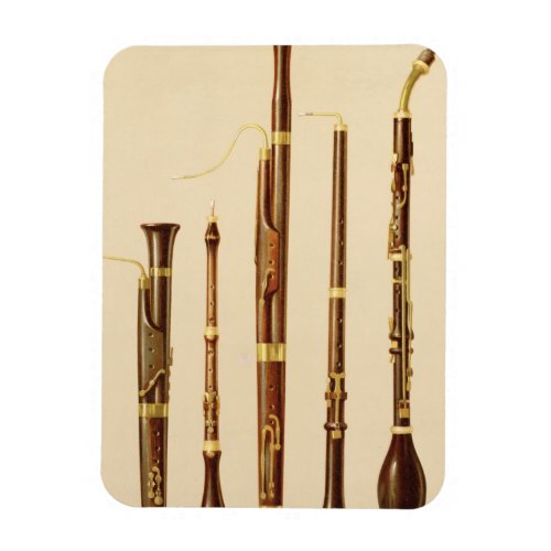 A dulcian an oboe a bassoon an oboe da caccia a magnet