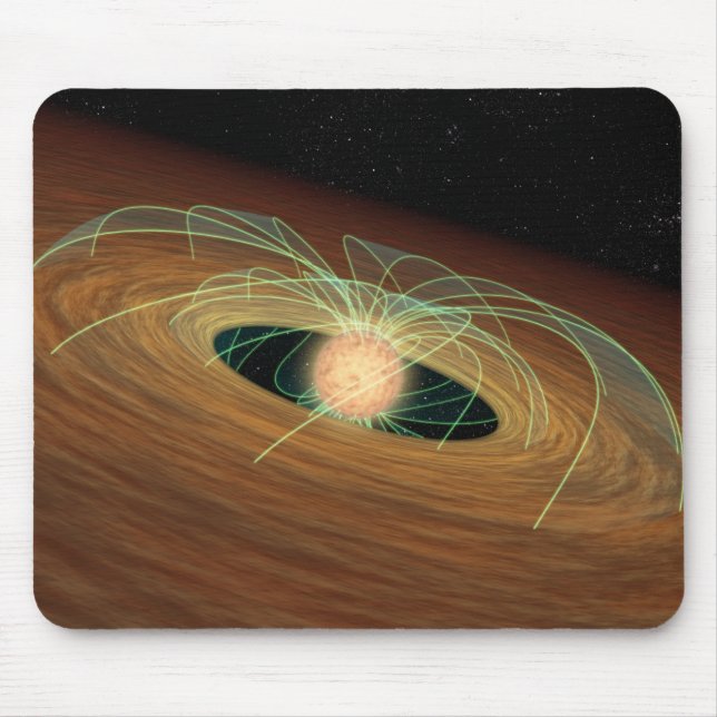 A dusty planet-forming disk in orbit mouse pad (Front)