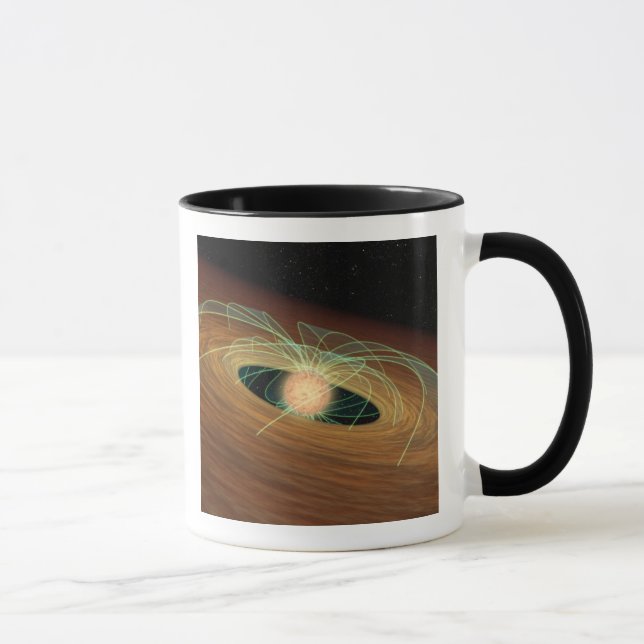 A dusty planet-forming disk in orbit mug (Right)