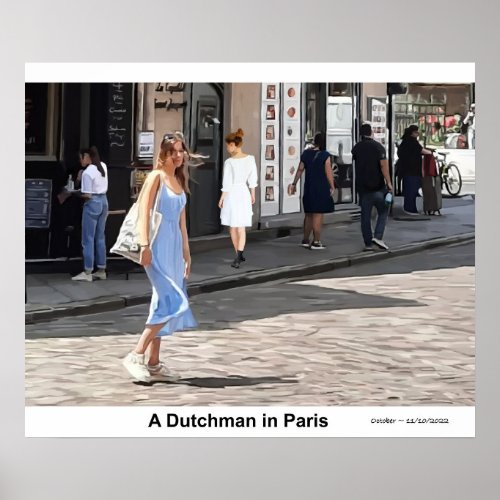 A Dutchman in Paris Poster