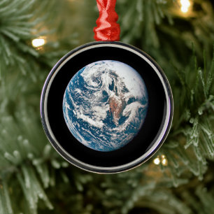 A Earth Taken From The Apollo 10 Spacecraft. Metal Ornament
