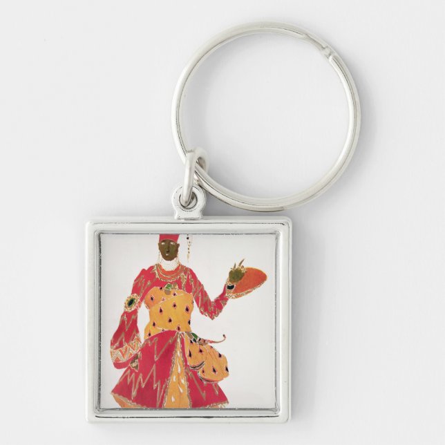 A Eunuch, from the ballet 'Scheherazade' Keychain (Front)