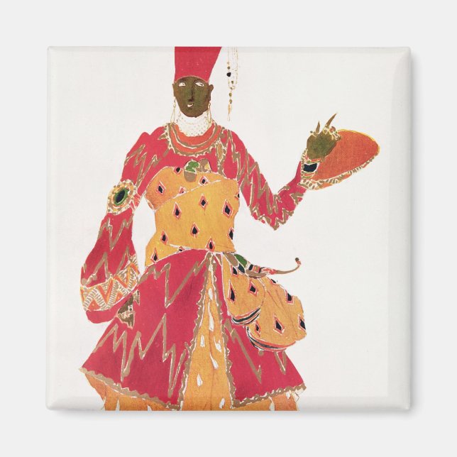 A Eunuch, from the ballet 'Scheherazade' Magnet (Front)