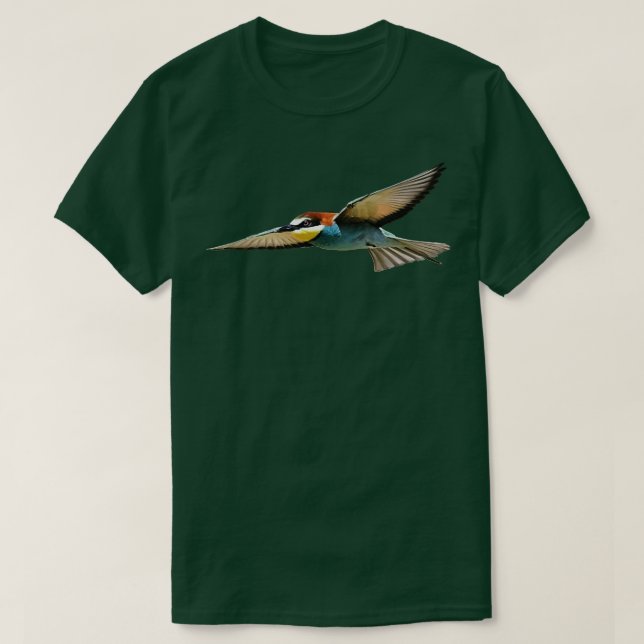 A European BeeEater In Flight Cut Out T-Shirt (Design Front)