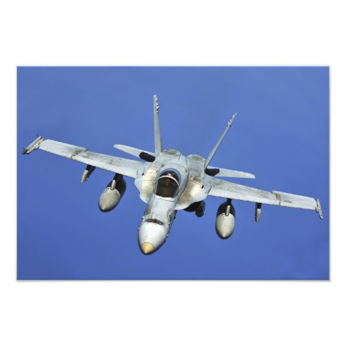 A FA_18 Hornet participates in a mission Photo Print