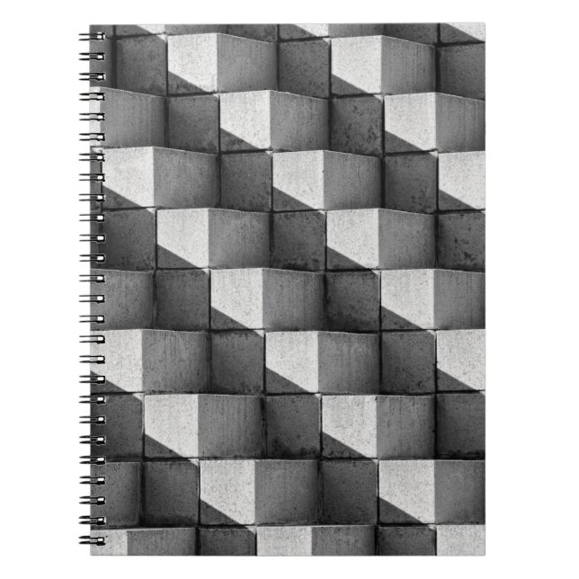 A face of the "Four Sided Pyramid" sculpture in th Notebook (Front)