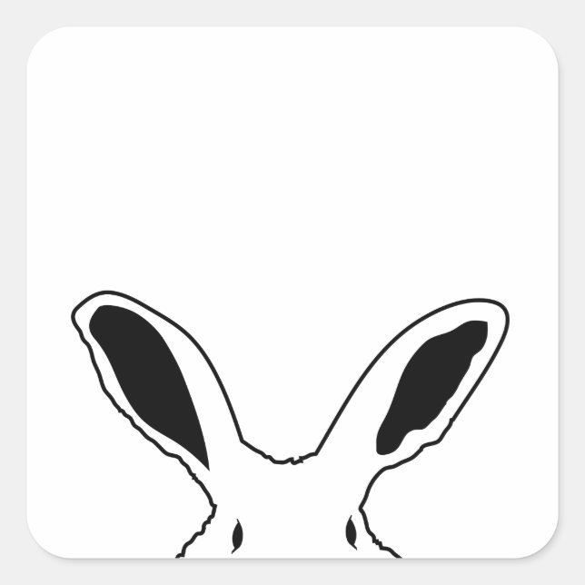 A FACE SQUARE STICKER (Front)