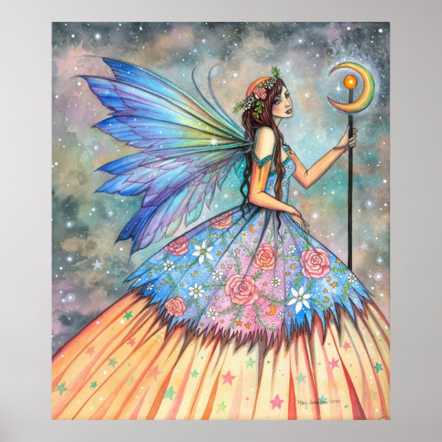 A Faerie Queen Fantasy Art by Molly Harrison Poster (Front)