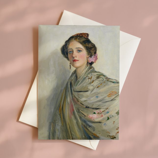 A Fair Spaniard, Mrs. Chowne | Sir John Lavery (Creator Uploaded)