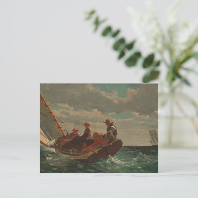 A Fair Wind Canvas Print Postcard (Standing Front)