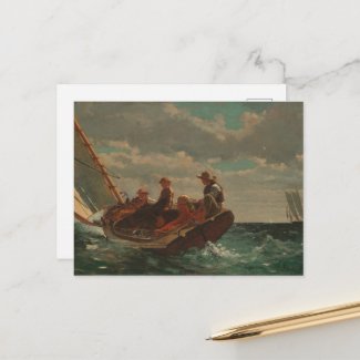 A Fair Wind Canvas Print Postcard