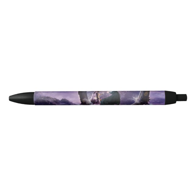 A fairy and a dark wolf  pen (Front)