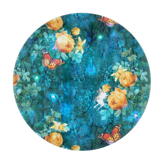 A Fairy in the Garden Series Design 11   Cutting Board (Front)