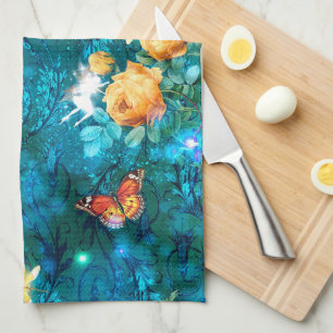 A Fairy in the Garden Series Design 11 Kitchen Towel