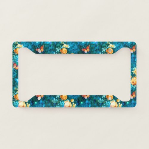 A Fairy in the Garden Series Design 11  License Plate Frame