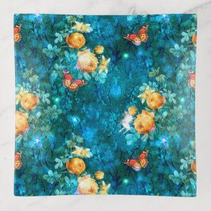 A Fairy in the Garden Series Design 11 Trinket Tray