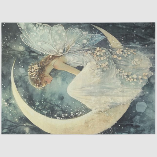 A Fairy Moon Series Design #4 Tissue Paper (Front)