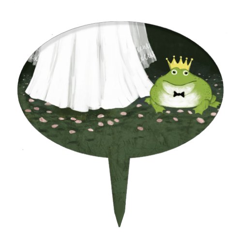 A Fairy Tale Wedding _ Frog Prince Cake Topper