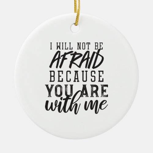 A Faith_Based Reminder Trust in the Lord Ceramic Ornament