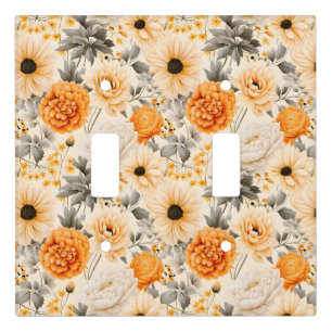 A Fall Floral Series Design 1 Light Switch Cover