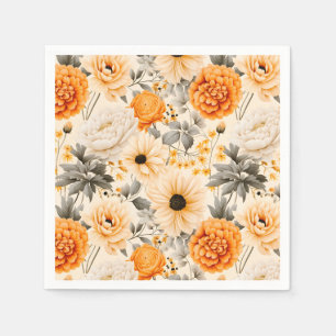 A Fall Floral Series Design 1 Napkins