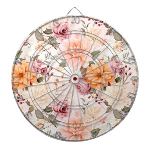A Fall Floral Series Design 2 Dart Board
