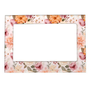 A Fall Floral Series Design 2 Magnetic Frame