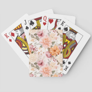 A Fall Floral Series Design 2 Poker Cards