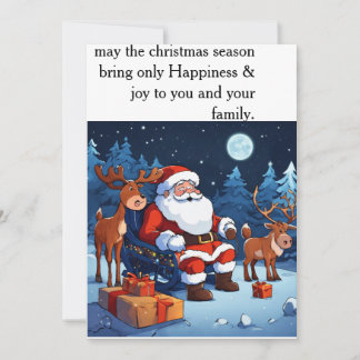 "A Family-Filled Christmas Blessing" Holiday Card