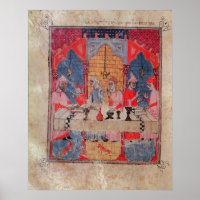 A family gathered at the table for Passover