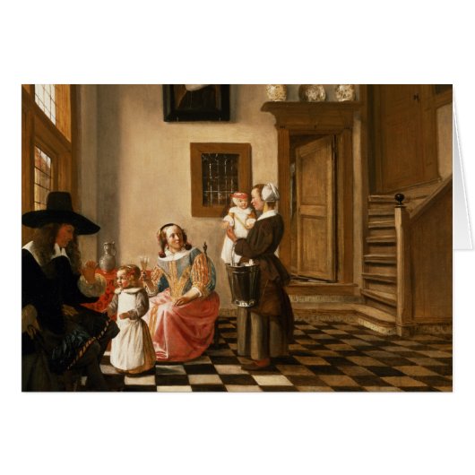 A Family in an Interior Cards (Front Horizontal)