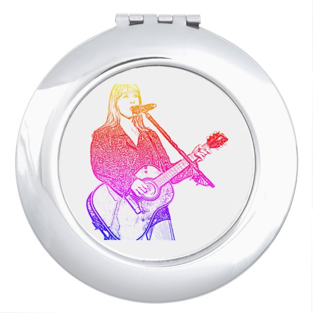 A famous divine compact mirror (Front)