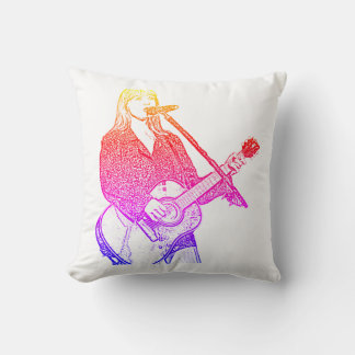 A famous divine throw pillow
