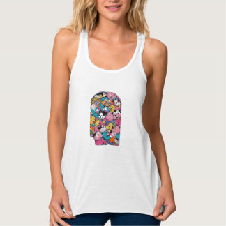 A famous scene recreated but with animals tank top