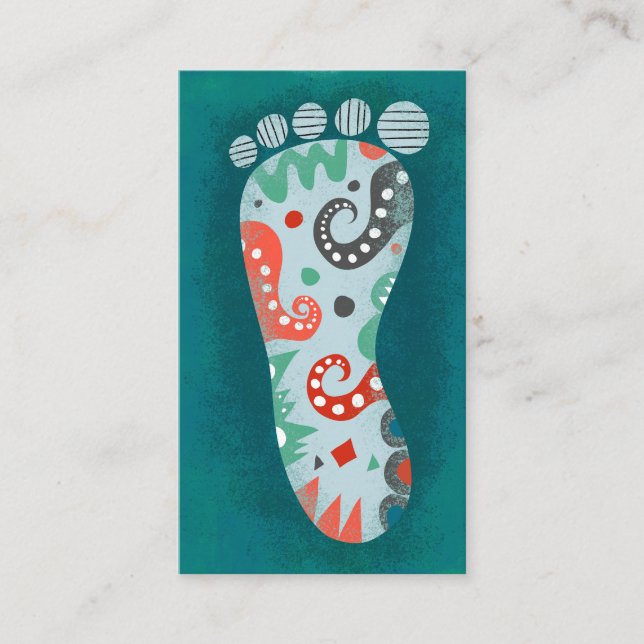 A Fancy Foot Business Cards (Front)