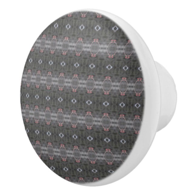 A Fancy Grey Patterned Door Pull (Right)