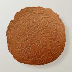 A fancy tan brown light colored background made of round pillow