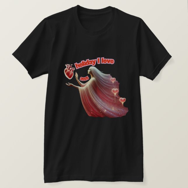 A fantastical artwork symbolizing "stealing hearts T-Shirt (Design Front)