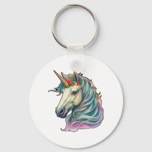 A Fantastical Unicorn! Keychain