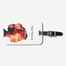 A fantasy journey on a sailboat at sunset