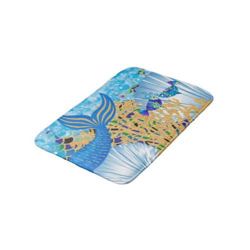 A Fantasy Mermaid Life Bath Mat