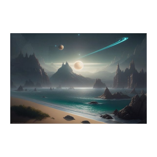 A Far Away Place Acrylic Print (Front)